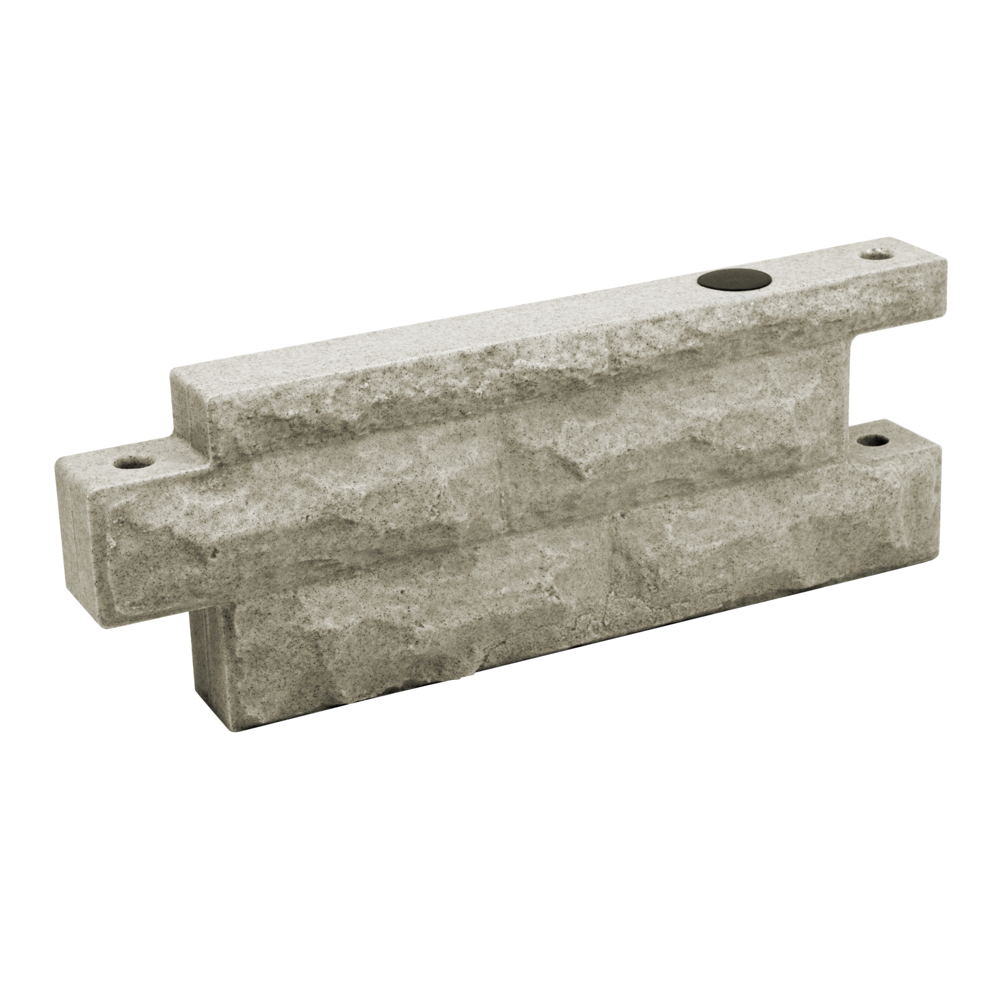 Good Ideas Garden Wizard Stone Landscape Border Wall — 2ft., Sandstone, Model# GW-STW024-SAN